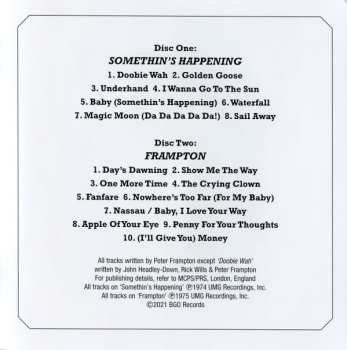 2CD Peter Frampton: Somethin's Happening / Frampton