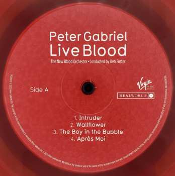3LP Peter Gabriel: Live Blood LTD | CLR
