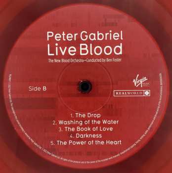 3LP Peter Gabriel: Live Blood LTD | CLR