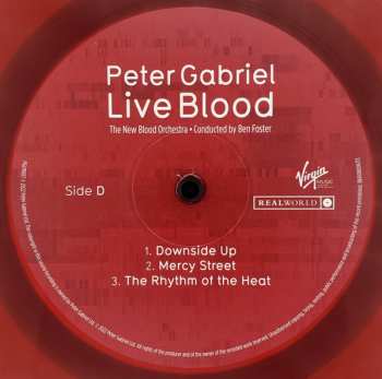3LP Peter Gabriel: Live Blood LTD | CLR