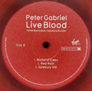 3LP Peter Gabriel: Live Blood LTD | CLR