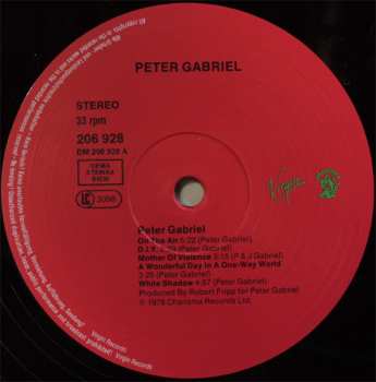 LP Peter Gabriel: Peter Gabriel