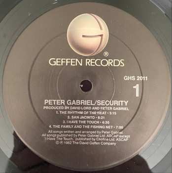 LP Peter Gabriel: Security