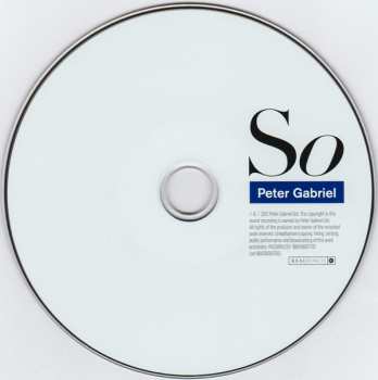 3CD/Doos Peter Gabriel: So LTD | DLX