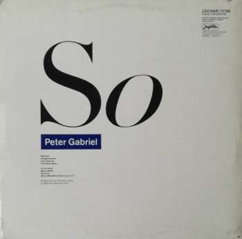 LP Peter Gabriel: So