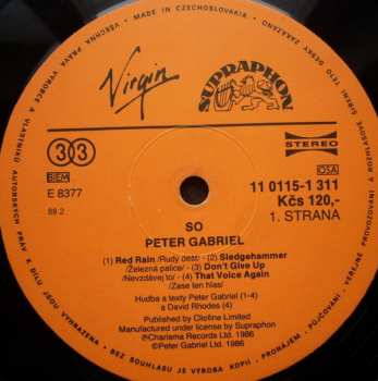 LP Peter Gabriel: So