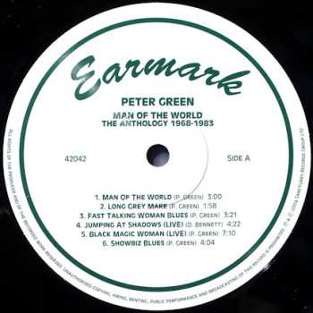 2LP Peter Green: Man Of The World The Anthology 1968-1983