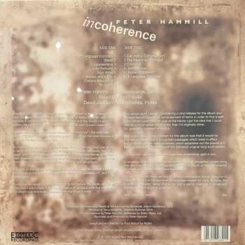 LP Peter Hammill: Incoherence