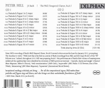 2CD Johann Sebastian Bach: The Well-Tempered Clavier, Book I 