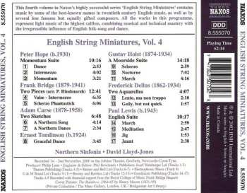 CD Gustav Holst: English String Miniatures, Vol. 4
