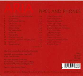 CD Peter Schindler: Pipes And Phones - Aria
