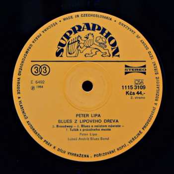 LP Peter Lipa: Blues Z Lipového Dřeva