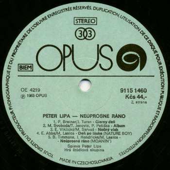 LP Peter Lipa: Neúprosné Ráno