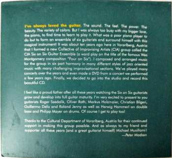 CD Peter Madsen's Six On Six Guitar Ensemble: Where there was no path DIGI