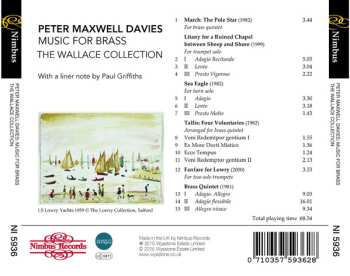 CD Peter Maxwell Davies: Music For Brass