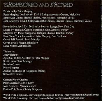 CD Peter Murphy: Bare-Boned And Sacred