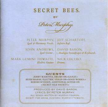CD Peter Murphy: Secret Bees