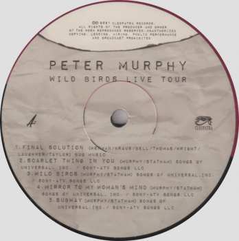 2LP Peter Murphy: Wild Birds Live Tour LTD | CLR