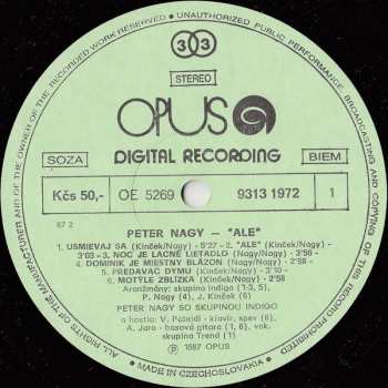 LP Peter Nagy: "Ale"