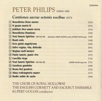 CD Peter Philips: Cantiones Sacrae Octonis Vocibus (1613)