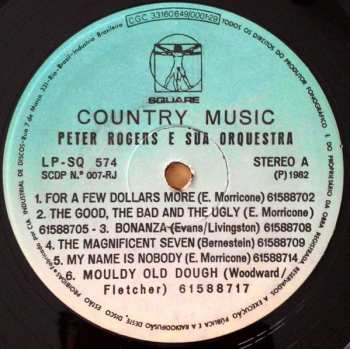 LP Peter Rogers E Sua Orquestra: Country Music: O Melhor Do Far-West