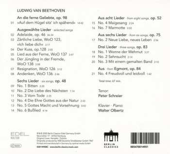 CD Ludwig van Beethoven: Ein Liederabend Mit Peter Schreier