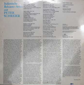 LP Peter Schreier: Italienische Belcanto-Arien Mit Peter Schreier