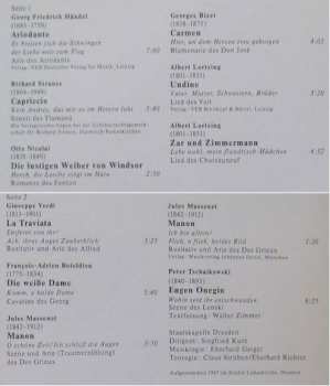 LP Peter Schreier: Peter Schreier Singt Arien