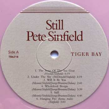 LP Peter Sinfield: Still LTD | CLR
