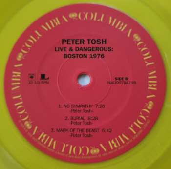 2LP Peter Tosh: Live & Dangerous: Boston 1976 CLR