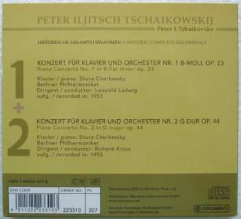 CD Pyotr Ilyich Tchaikovsky: Klavierkonzerte 1 + 2 DIGI