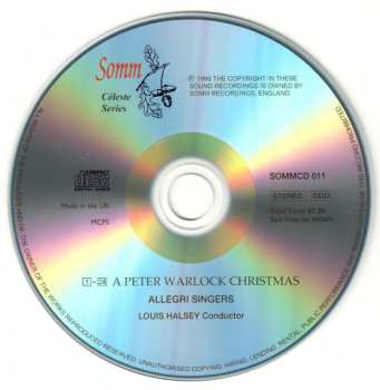 CD Peter Warlock: A Peter Warlock Christmas