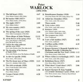 CD Peter Warlock: Choral Music