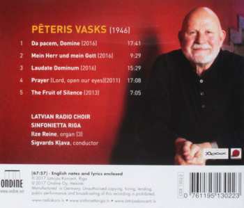 CD Pēteris Vasks: Laudate Dominum
