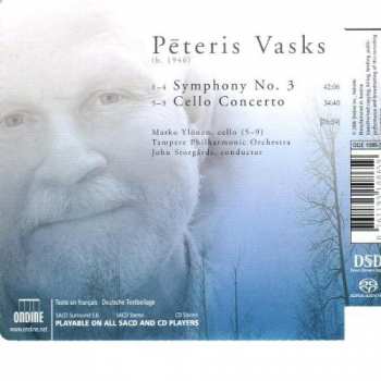 SACD Pēteris Vasks: Symphony No. 3 - Cello Concerto