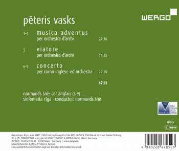 CD Pēteris Vasks: Viatore