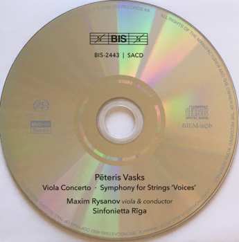 SACD Pēteris Vasks: Viola Concerto / String Symphony ‘Voices’