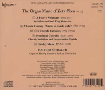 CD Petr Eben: A Festive Voluntary: Variations On Good King Wenceslas • Chorale Fantasies • Protestant Chorales: Chorale Variations And Improvisation Models • Sunday Music