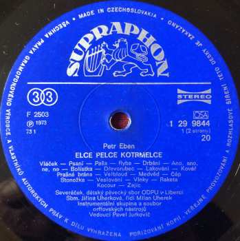 Album Petr Eben: Elce Pelce Kotrmelce
