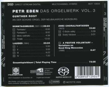 SACD Petr Eben: Das Orgelwerk Vol. 3, Sonntagsmusik, Laudes, Zwei Choralfantasien, A Festive Voluntary