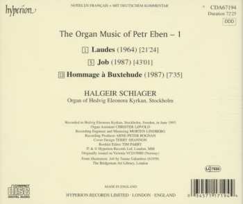 CD Petr Eben: Job / Laudes / Hommage à Buxtehude