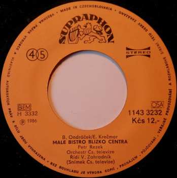 SP Petr Rezek: Můj Pes Dingo / Malé Bistro Blízko Centra