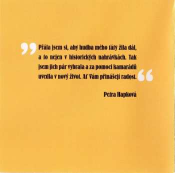 CD Petra Hapková: Petra Hapková Zpívá Petra Hapku - Kdo Jinej Než Já