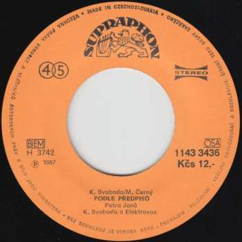 SP Petra Janů: Hou Hej Hou, Všichni Tancujou / Podle Předpisů