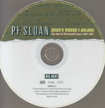 CD P.F. Sloan: Here's Where I Belong