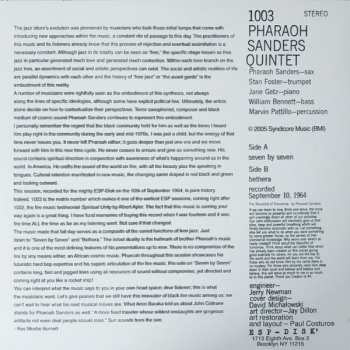 LP Pharoah Sanders: Pharaoh Sanders Quintet