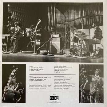 LP Pharoah Sanders: Live In Paris (1975) (Lost ORTF Recordings) DLX