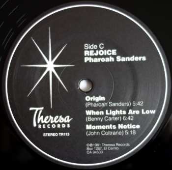 2LP Pharoah Sanders: Rejoice LTD