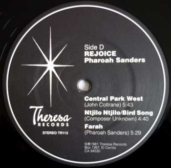 2LP Pharoah Sanders: Rejoice LTD