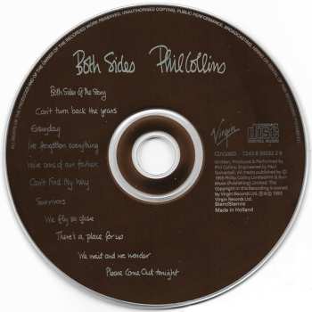 CD Phil Collins: Both Sides